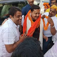 Nitin nabin sinha meeting pic with public